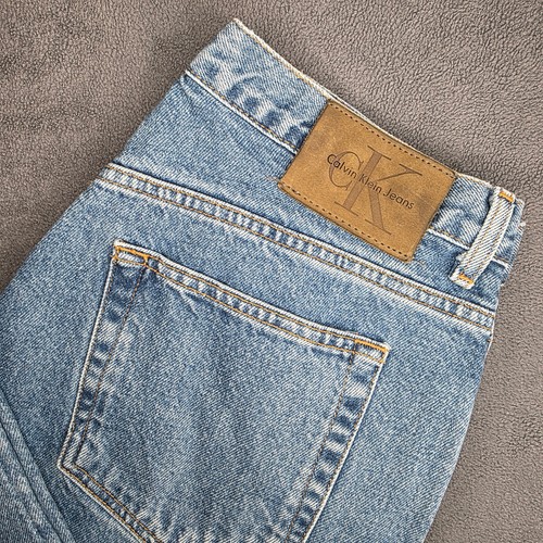 Vtg 90s Calvin Klein Easy Fit Jeans Altered Men 32x24 - photo 3