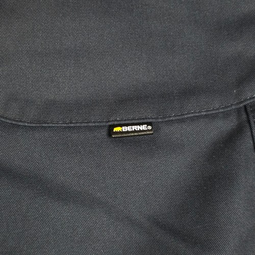 Berne Unlined Coveralls Mens XL Regular Navy Blue Twill Mechanic - photo 4