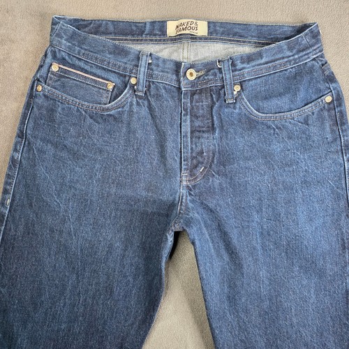 Naked and Famous Jeans Mens Size 34 (Fits 33x29) Selvedge - photo 3