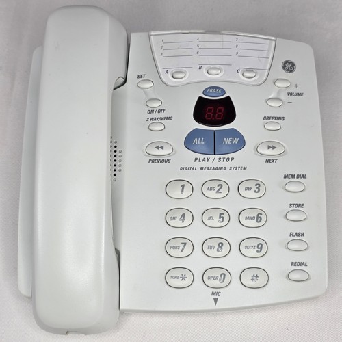 Vintage GE 29870GE1 Corded Telephone Digital Answering Machine - photo 4