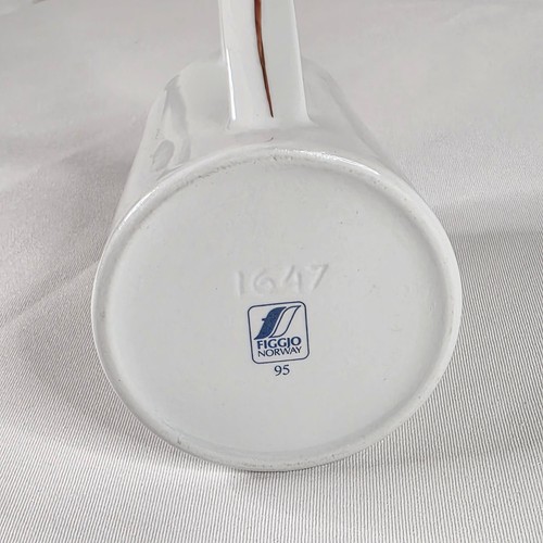 Vintage Figgjo Norway 1647 Porcelain Mug Crossed Norwegian Flags - photo 5