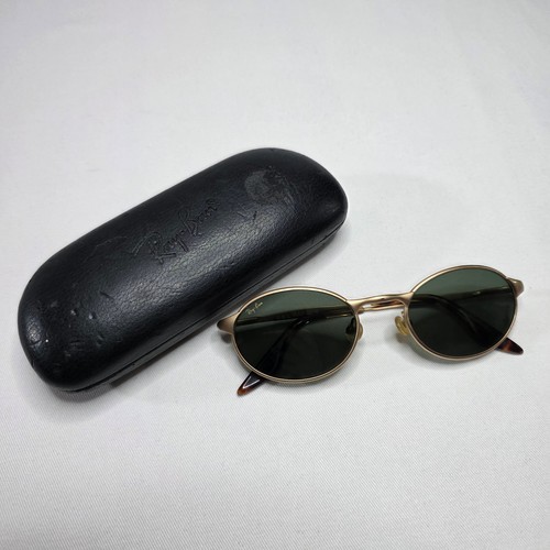 Vtg B&L Ray-Ban W2840 Highstreet Gold Oval Sunglasses Ireland