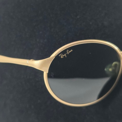 Vtg B&L Ray-Ban W2840 Highstreet Gold Oval Sunglasses Ireland - photo 4