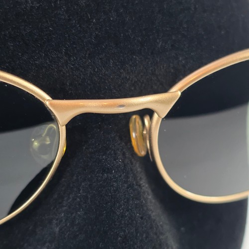Vtg B&L Ray-Ban W2840 Highstreet Gold Oval Sunglasses Ireland - photo 5