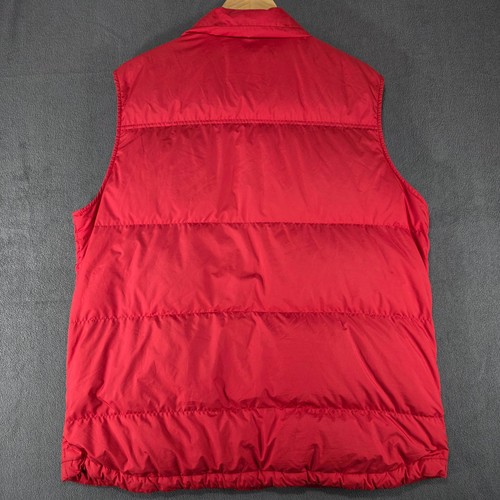 Woolrich Y2K Duck Down Puffer Vest Mens Large Red Green - photo 3