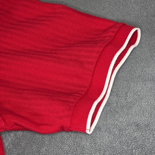 Chaps Mens Polo Shirt XL Red Cotton Pique Short Sleeve - photo 5