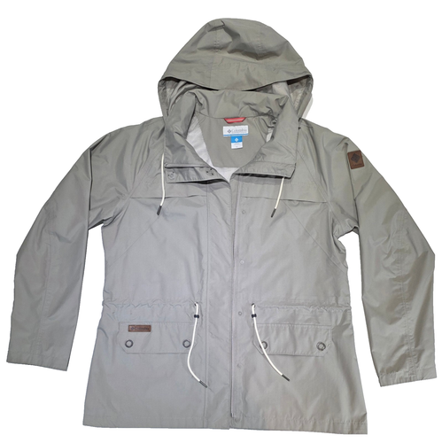 Columbia Women's Remoteness Flint Grey Rain Jacket - XL