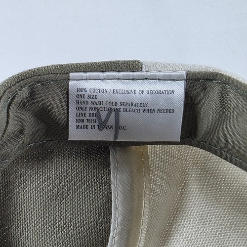 Vtg Disneyland Mickey Hat Beige Adjustable Snapback Cap - photo 5