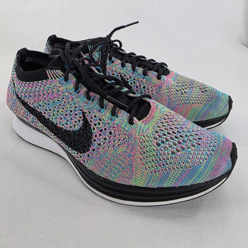 Nike Flyknit Racer Multicolor 2.0 Mens Running Shoes Size 7 - photo 3
