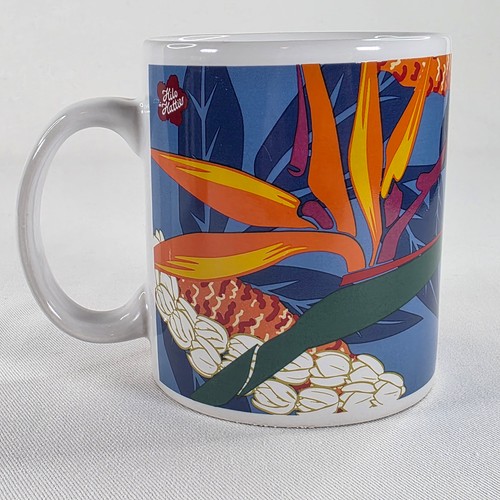 Vintage 1999 Hilo Hattie Mugs Pair Island Heritage Bird of Parad - photo 2