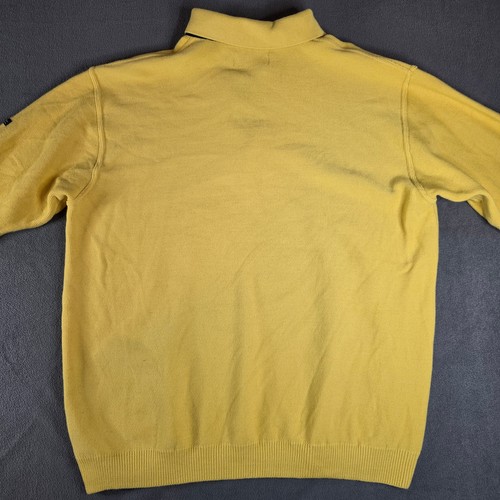 Green Coast Italy Yachting Polo Sweater Mens 3XL EU 60 Yellow - photo 2