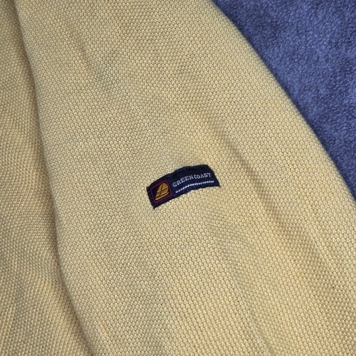 Green Coast Italy Yachting Polo Sweater Mens 3XL EU 60 Yellow - photo 4