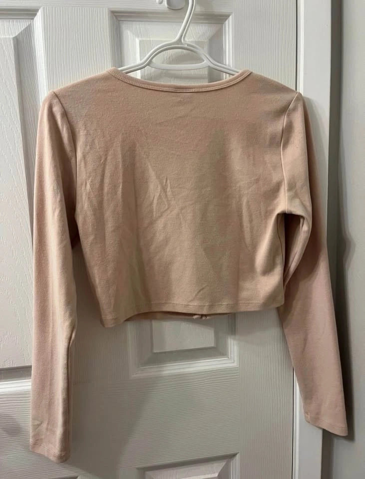 Aritzia Sunday Best Pink Cropped Cardigan Sweater - Size M - photo 2