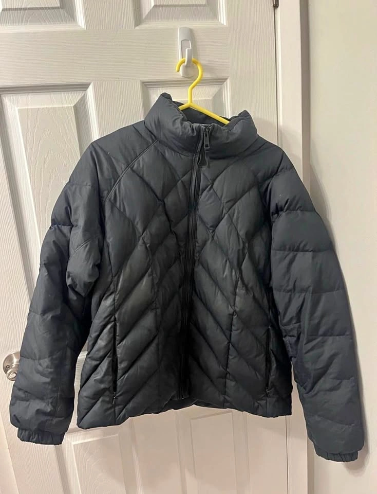 Sorel Women's Black Quilted Down Puffer Jacket - Size XL
