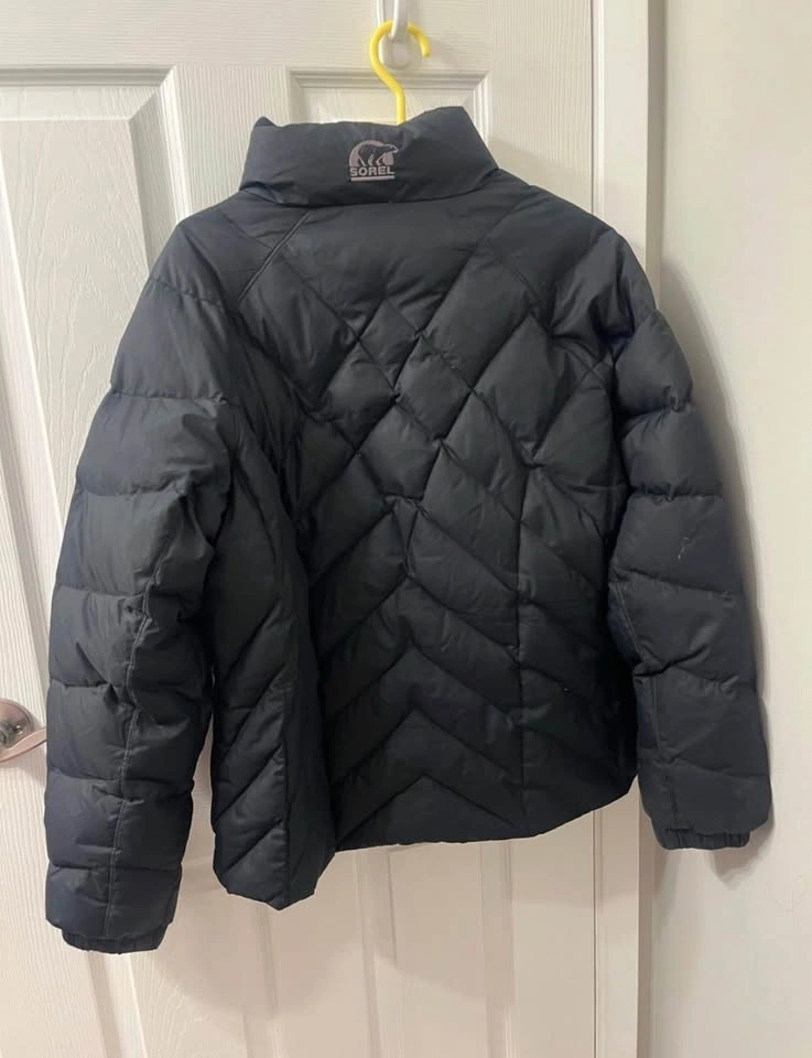 Sorel Women's Black Quilted Down Puffer Jacket - Size XL - photo 2