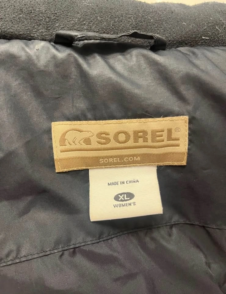 Sorel Women's Black Quilted Down Puffer Jacket - Size XL - photo 4