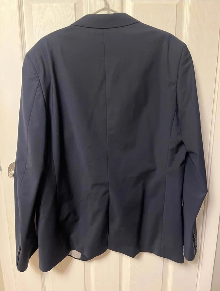 Men's Brooks Brothers Navy Blue Wool Blazer Jacket - Size 46L - photo 2