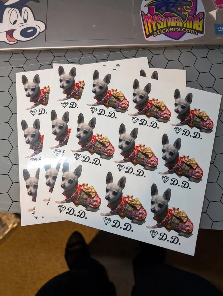 Custom Pet Sticker Sheets - Waterproof Vinyl Decals