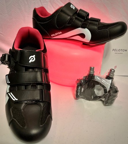 Peloton Bike Shoes (Men's 9.5 / Women's 11.5) & DELTA Pedals