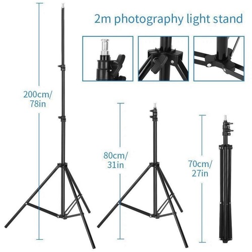 Photography 2x Light Bulb Softbox Light Kit - photo 3