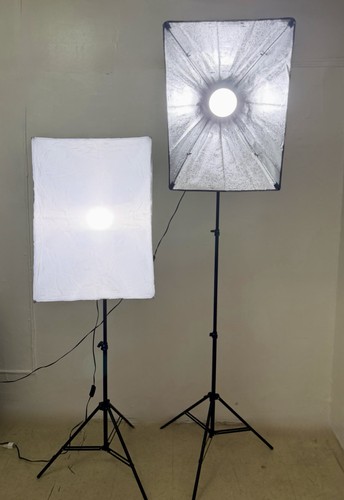 Photography 2x Light Bulb Softbox Light Kit - photo 5