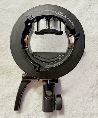Glow S2 Round Flash Bracket Bowens Mount S-Type for AD200