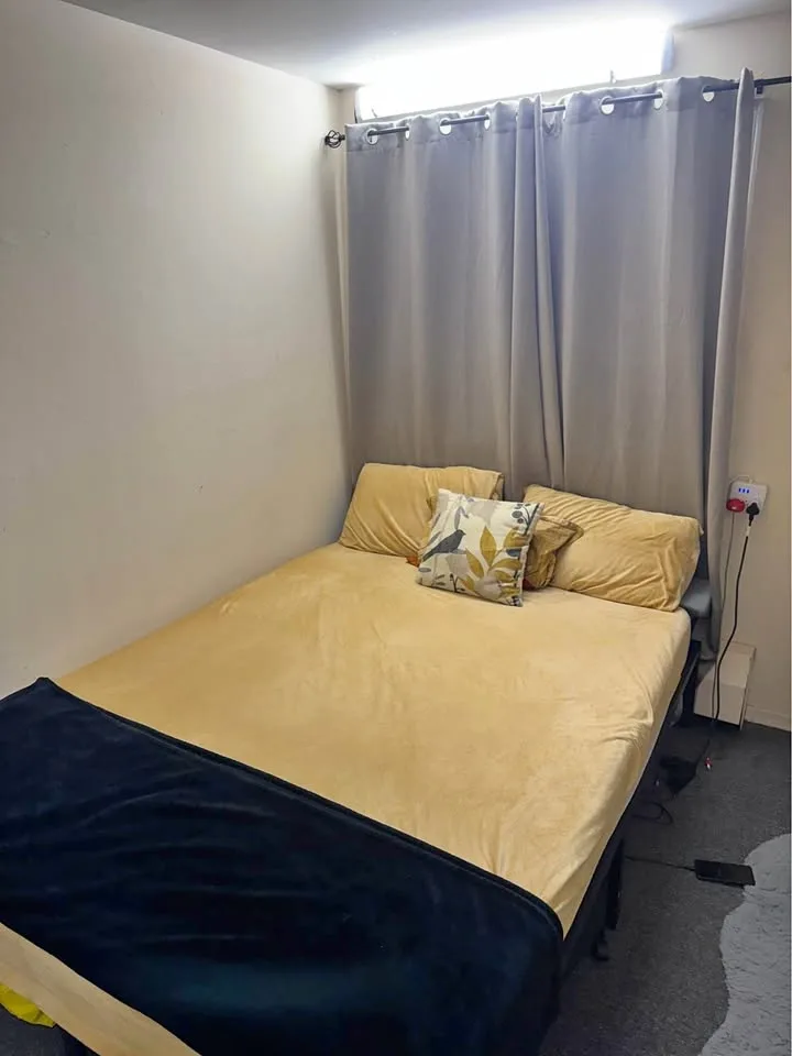 Queen metal bed frame