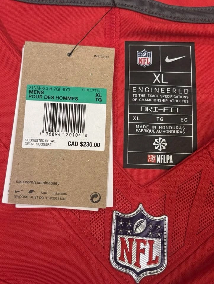 Brand New Patrick Mahomes Kansas City Chiefs Nike Dri-FIT Jersey - photo 3