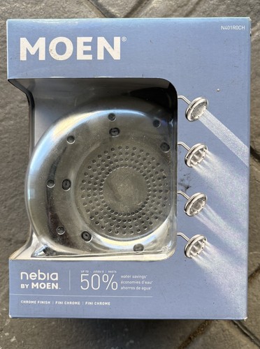 Moen Nebia Quattro N401R0CH 4-Function Rainshower Shower Head