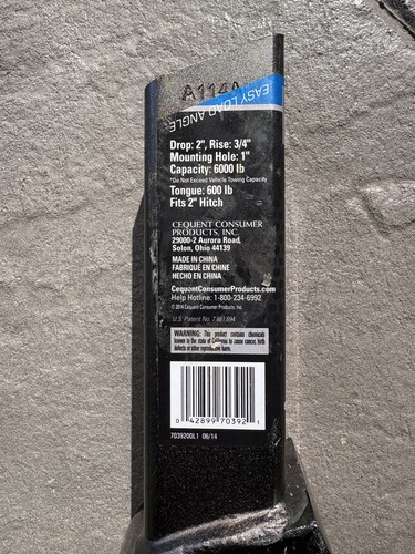 Reese Towpower 7039200 Ball Mount 2” Receiver 6000 lb 2” Drop - photo 2