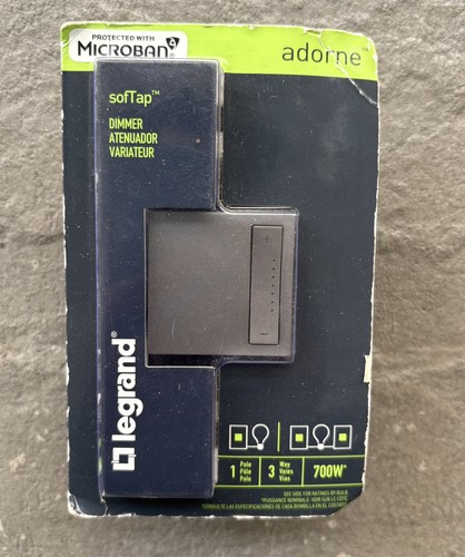 Legrand adorne sofTap Dimmer Switch ADTP703TUM4 700W Magnesium