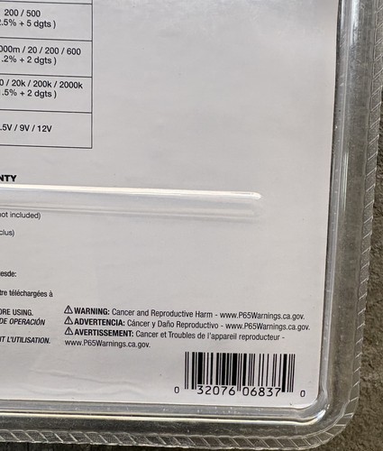 Gardner Bender GDT-3190 Digital Multimeter Manual Range CAT III - photo 3