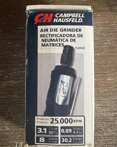 Campbell Hausfeld TL0520 Air Die Grinder 25,000 RPM 1/4”