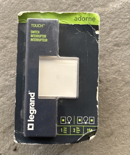 Legrand adorne Touch Switch 15A White ASTH1532W2