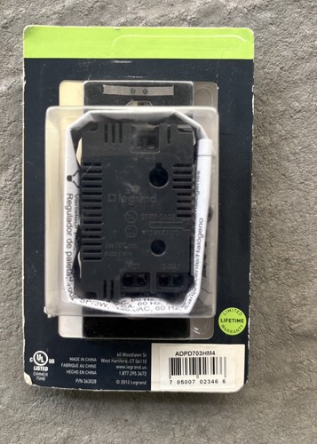 Legrand adorne Paddle Dimmer 700W Magnesium ADPD703HM4 - photo 2