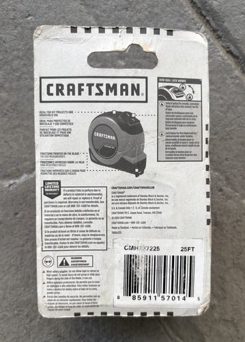 CRAFTSMAN CMHT37225 25 FT Fractional Read Tape Measure NEW - photo 2