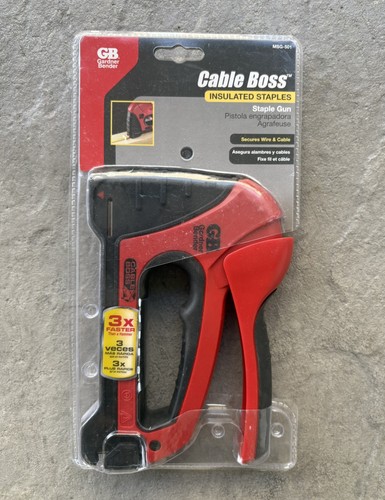 Gardner Bender MSG-501 Cable Boss Heavy Duty Cable Staple Gun