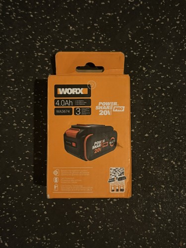 WORX WA3674 20V PowerShare PRO 4.0Ah Lithium-Ion Battery