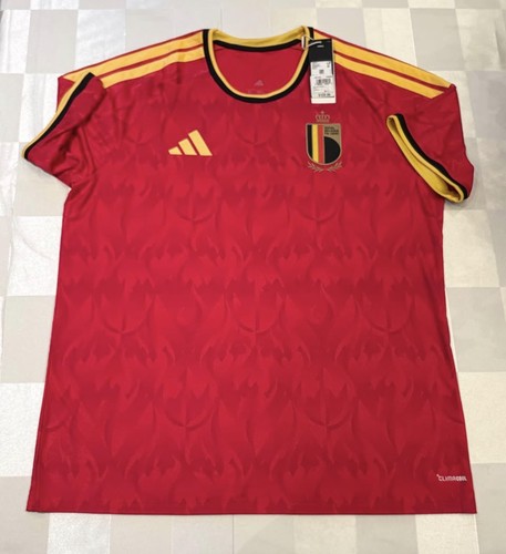 Adidas Belgium 2026 Home Jersey Men's XL Red Gold JM8381 NWT