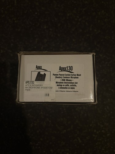 NEW Apex 130 Phantom Cardioid Boundary Condenser Mic - photo 2