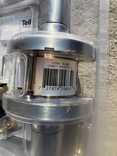 Tell LC2486 Commercial Storeroom Lever Lock Grade 2 Satin Chrome - photo 3
