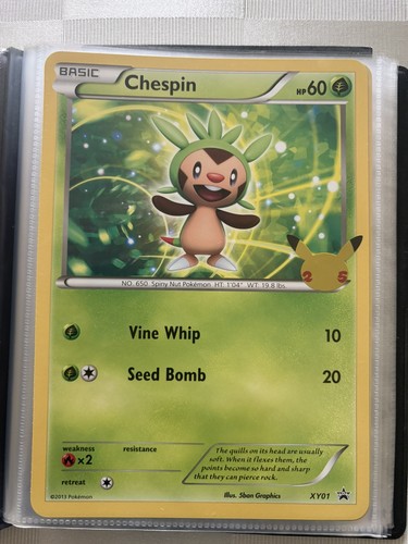 Pokemon Jumbo Binder + Pikachu Chespin Fennekin Froakie 25th - photo 3