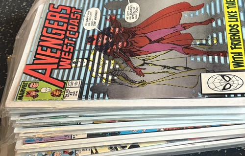 Avengers West Coast 31 Comic Lot #47-102 Marvel Copper Age - photo 5