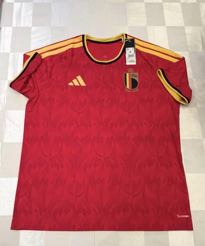Adidas Belgium RBFA Home Jersey Red/Yellow JM8381 Size XLTO NWT