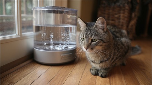 NEW Whisker City “I’ll Drink to That” Stainless Steel Cat Founta