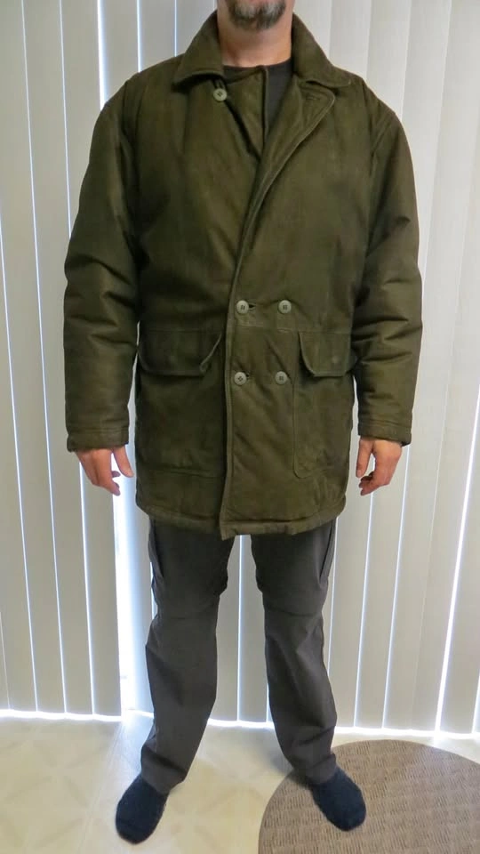 Neto Leather Jacket – Vancouver Made – Olive – Size 42