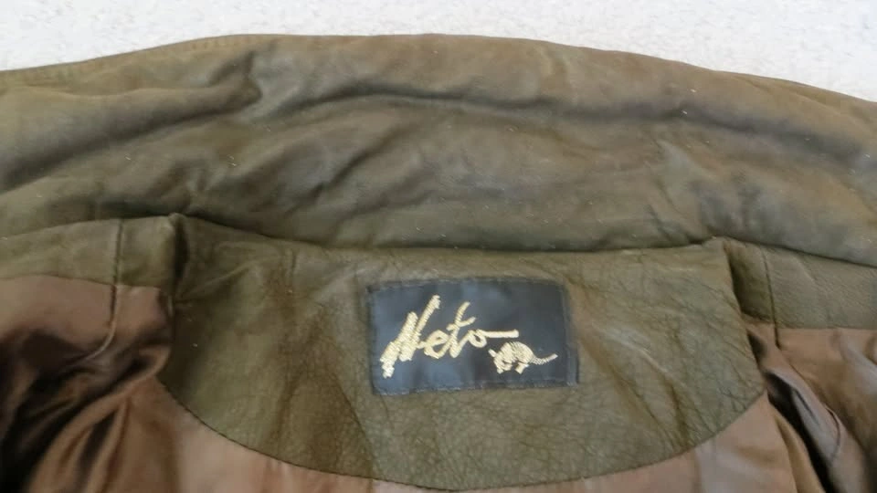 Neto Leather Jacket – Vancouver Made – Olive – Size 42 - photo 3