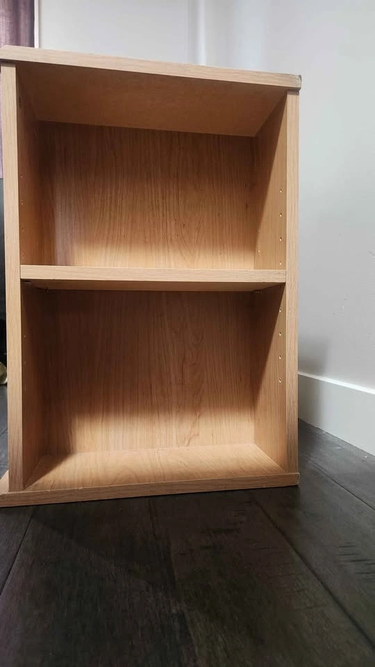 Wood TV Stand / Media Cabinet with 2 Shelves – 32" Wide - photo 2