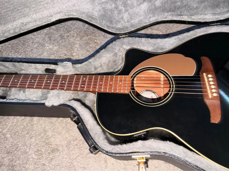 Fender Newporter Player Acoustic-Electric Guitar with Case - photo 4