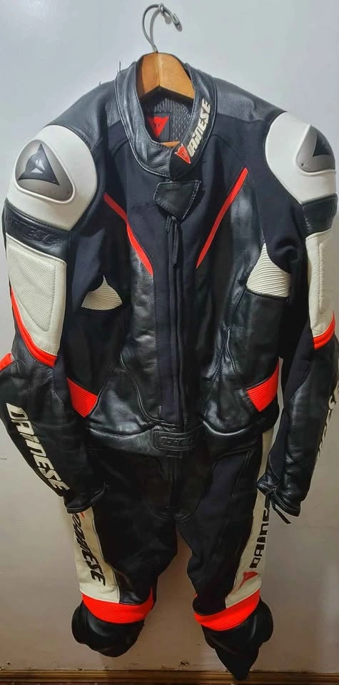 Dainese 2 piece motorcycle race suit